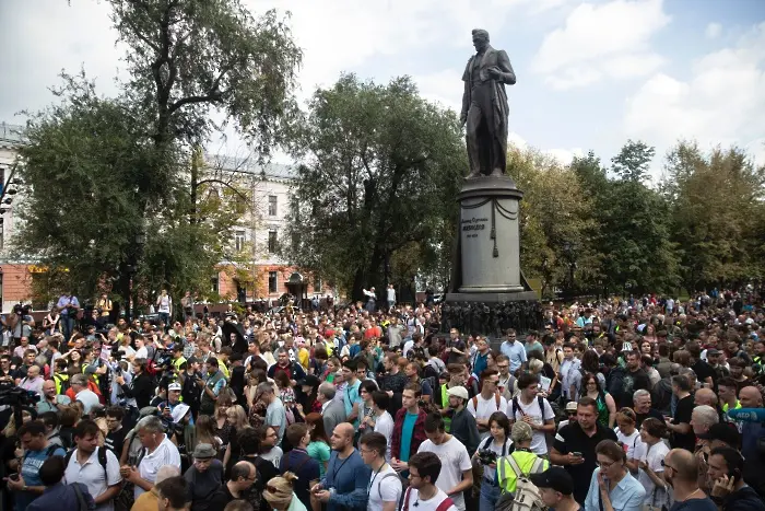 Пореден протест в Москва - за свободни местни избори