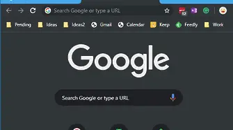 Chrome вече има форсиран черен фон