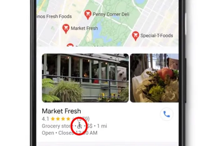 Google Maps ще показва детайли за достъпност на локацията