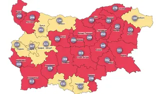 Как изглежда COVID картата преди началото на учебната година