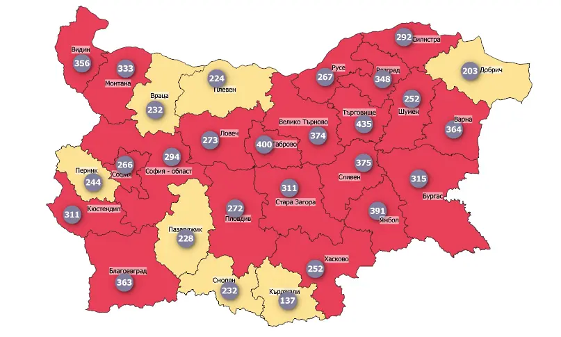 COVID на 21 септември: починалите са 138, новите случаи - 2360