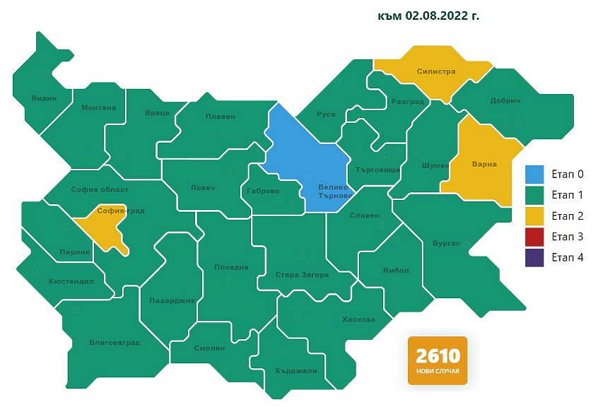 В София, Варна и Силистра задължително с маски на закрито