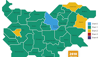 В София, Варна и Силистра задължително с маски на закрито