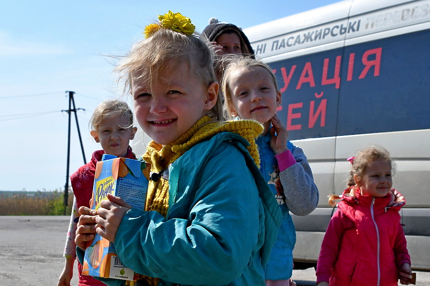 1314 деца са пострадали в Украйна, от тях 450 са убити