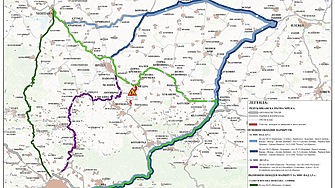 Затварят за движение първокласния път между Мездра и Лютидол