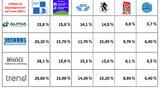 5 или 6 формации влизат в Европарламента