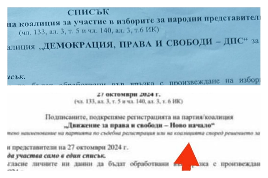 Две ДПС-та за изборите - „Демокрация, права и свободи“ на Доган и „Ново начало“ на Пеевски